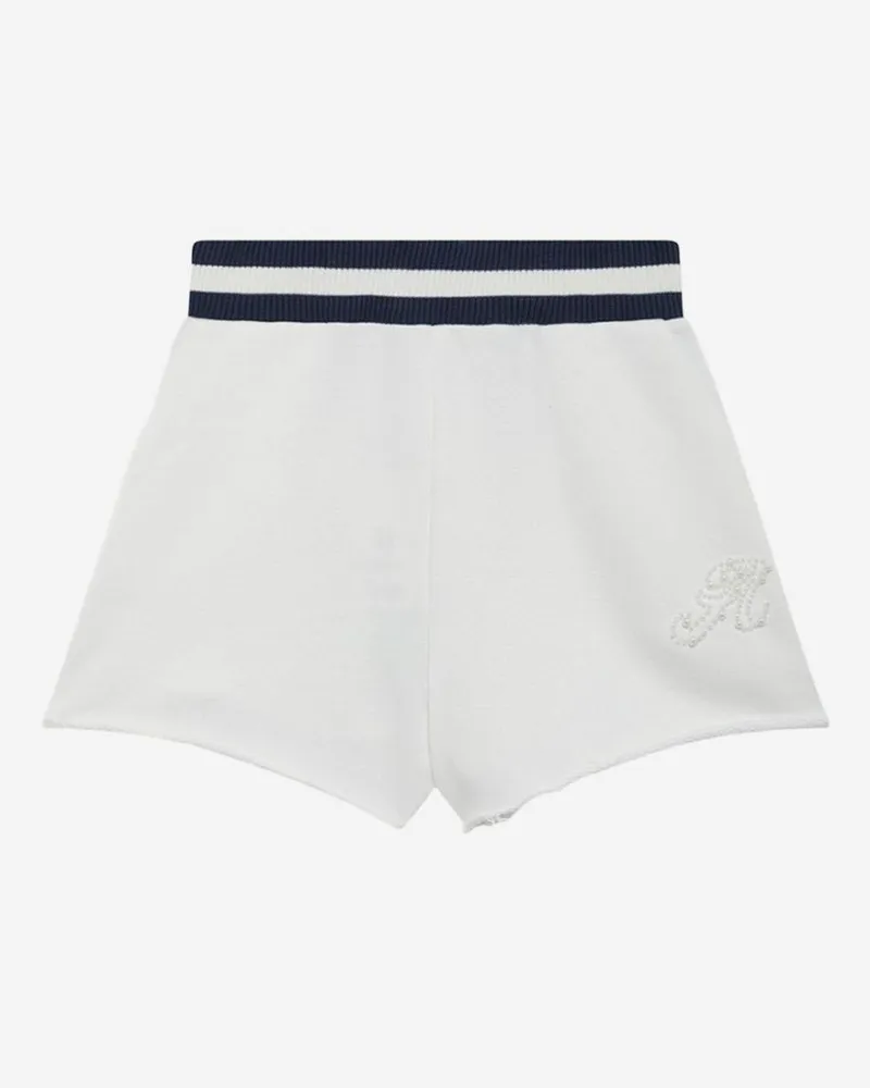 AUTRY Women Cotton Shorts With Logo White White