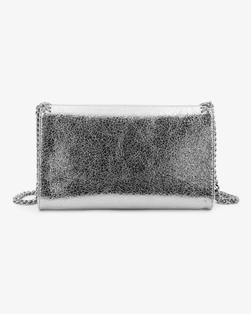 Stella McCartney Women's Crossbody Bag Falabella Metallic Grey Alter Mat-Metal Shoulder Mat/metal Silver