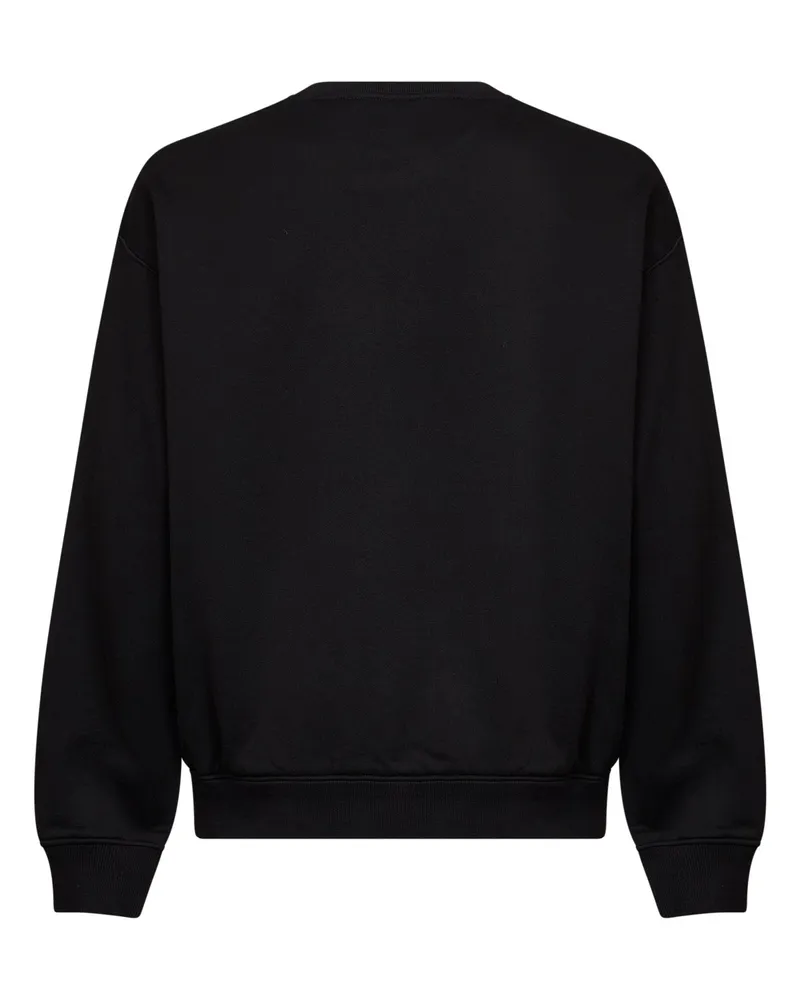 Dolce & Gabbana Men's Crewneck Sweatshirt Black Cotton Sweatshirts Sweater Black