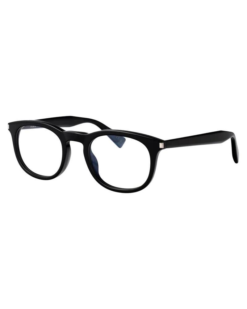 Saint Laurent Unisex Sunglasses Black-Black-Transparent Acetate Glasses & Frames Black/black/transparent Black
