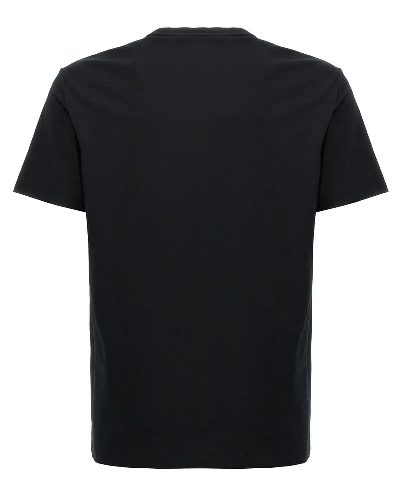 Ralph Lauren Logo-Embroidered Cotton T-Shirt — Black Black