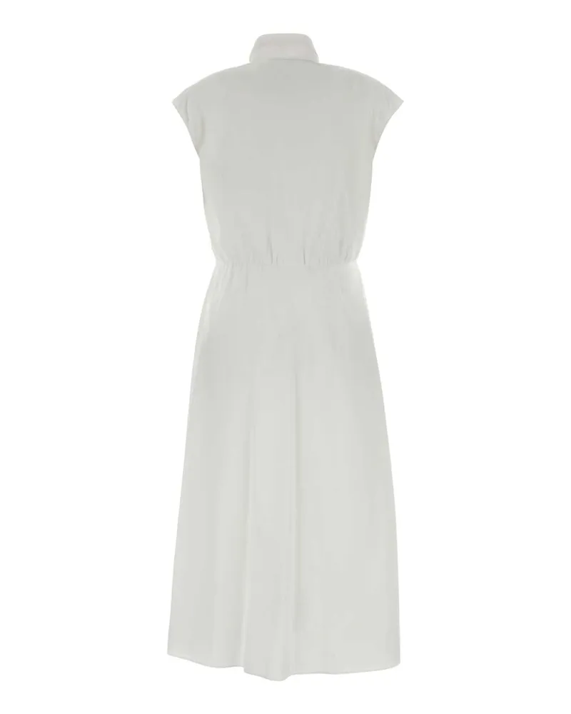 Valentino Garavani 8b3vajr59vn 0bo Bianco Cotton Abiti Dress White