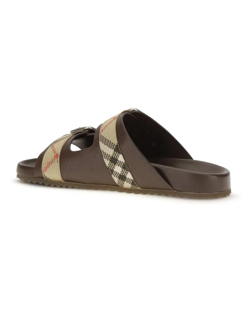 Burberry Men's Urchin Sandals Mid Brown Mid