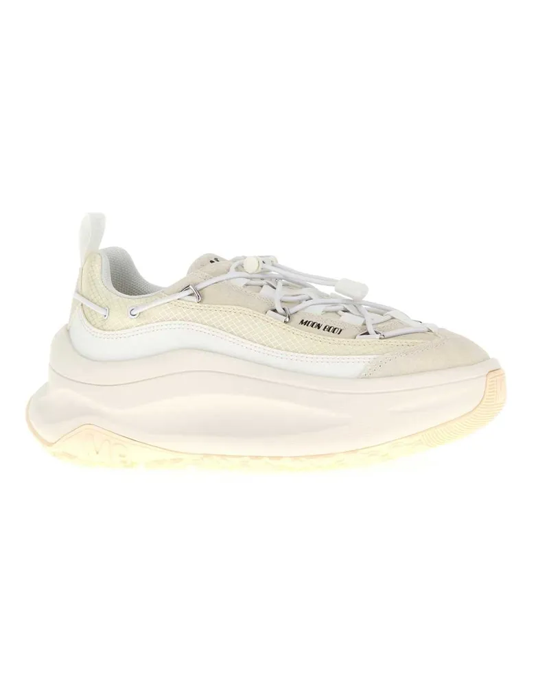 Moon Boot Unisex White Fabric Moon247 Sneakers White