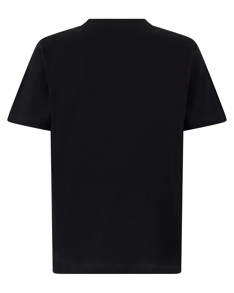New Balance Men Cotton T-Shirt Black T-Shirts And Polos Black