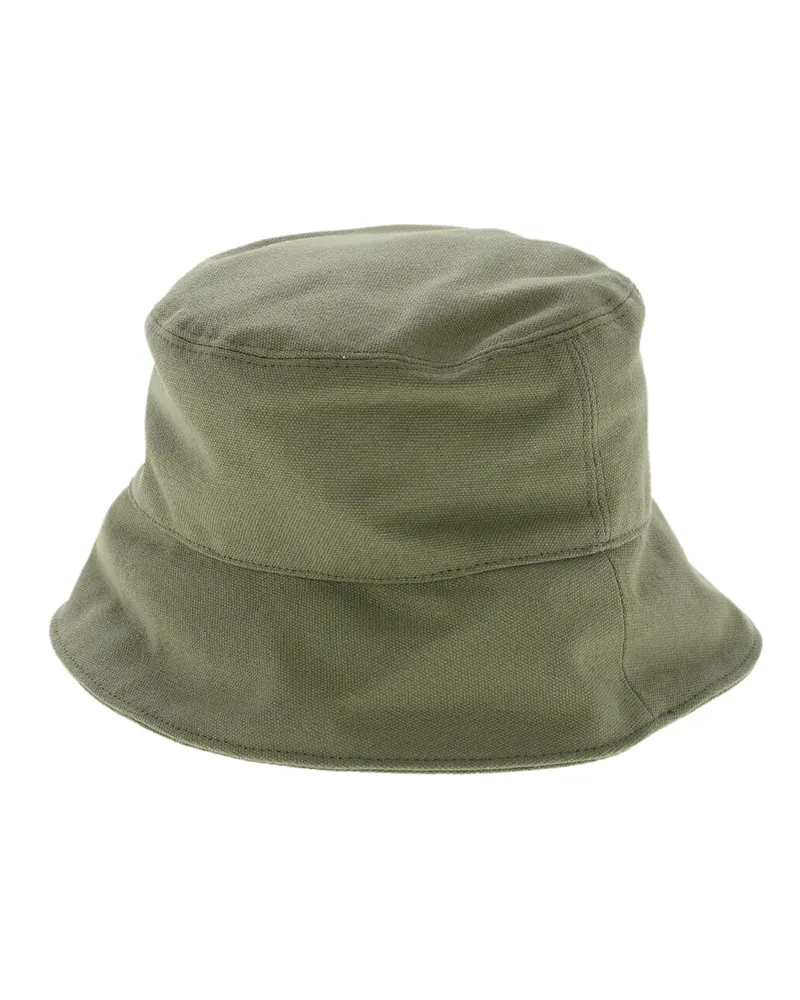 Fendi Men Logo Tag Bucket Hat Green Accessories > Beanies Green
