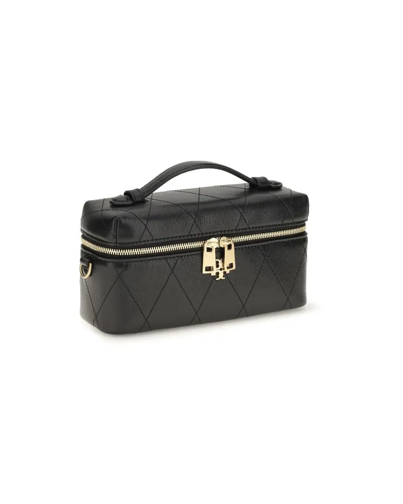 Tory Burch Women's Black Calf Leather Bos Taurus Wallet Black
