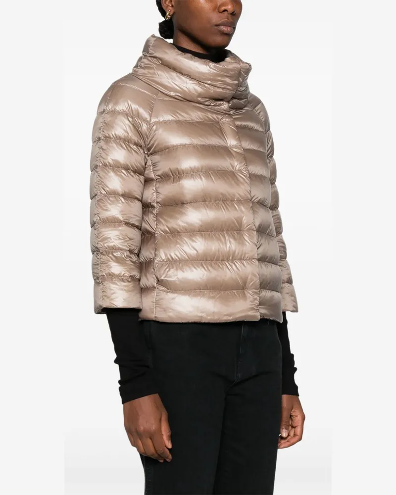 Herno Goose Down Padded Down Jacket — Beige Beige