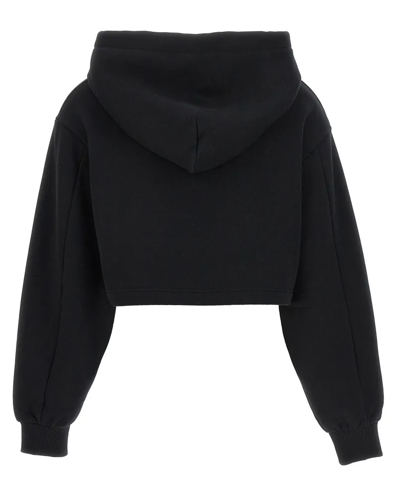 Dolce & Gabbana Women's Black Cotton Hoodie Clothing Black