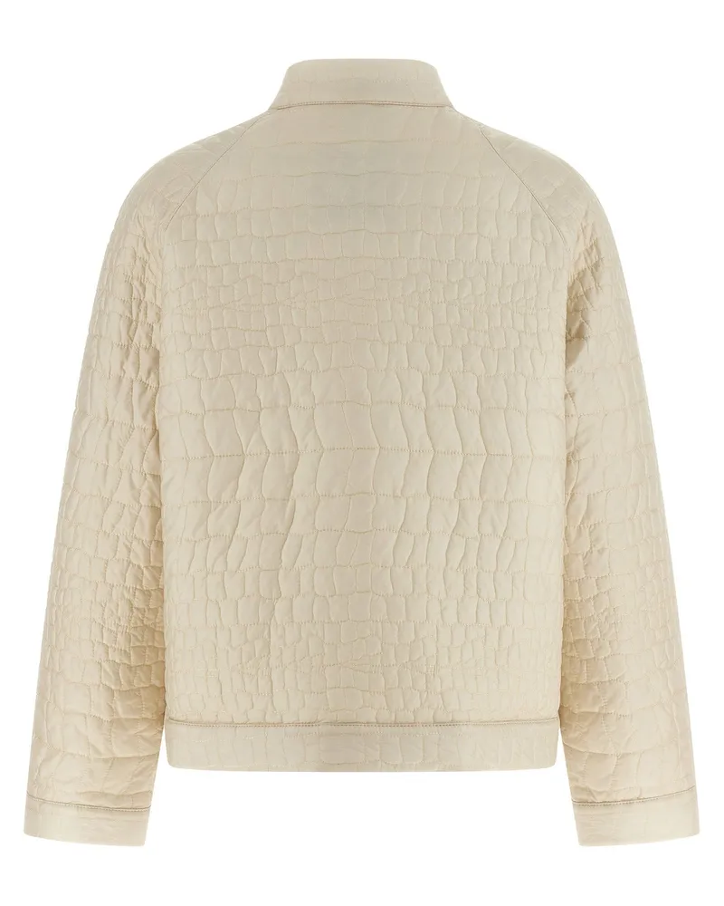 Moncler Down Jacket — Cream Cream