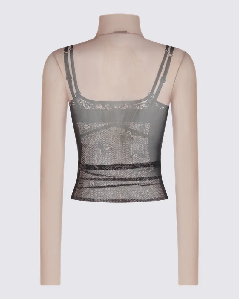 Balenciaga Women Top Black-Nude _pa Ea Black/nude Black