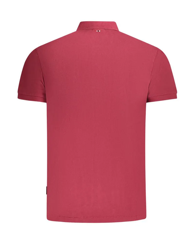 Napapijri Cotton Polo — Red Red