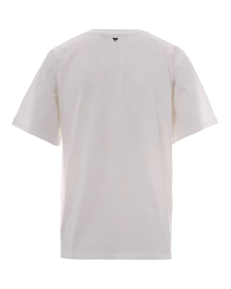 Max Mara Women Printed T-Shirt White Cotton T-Shirts & Jerseys White