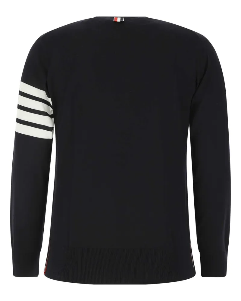Thom Browne Men's Midnight Blue Wool Sweater 415 Virgin Maglie Navy