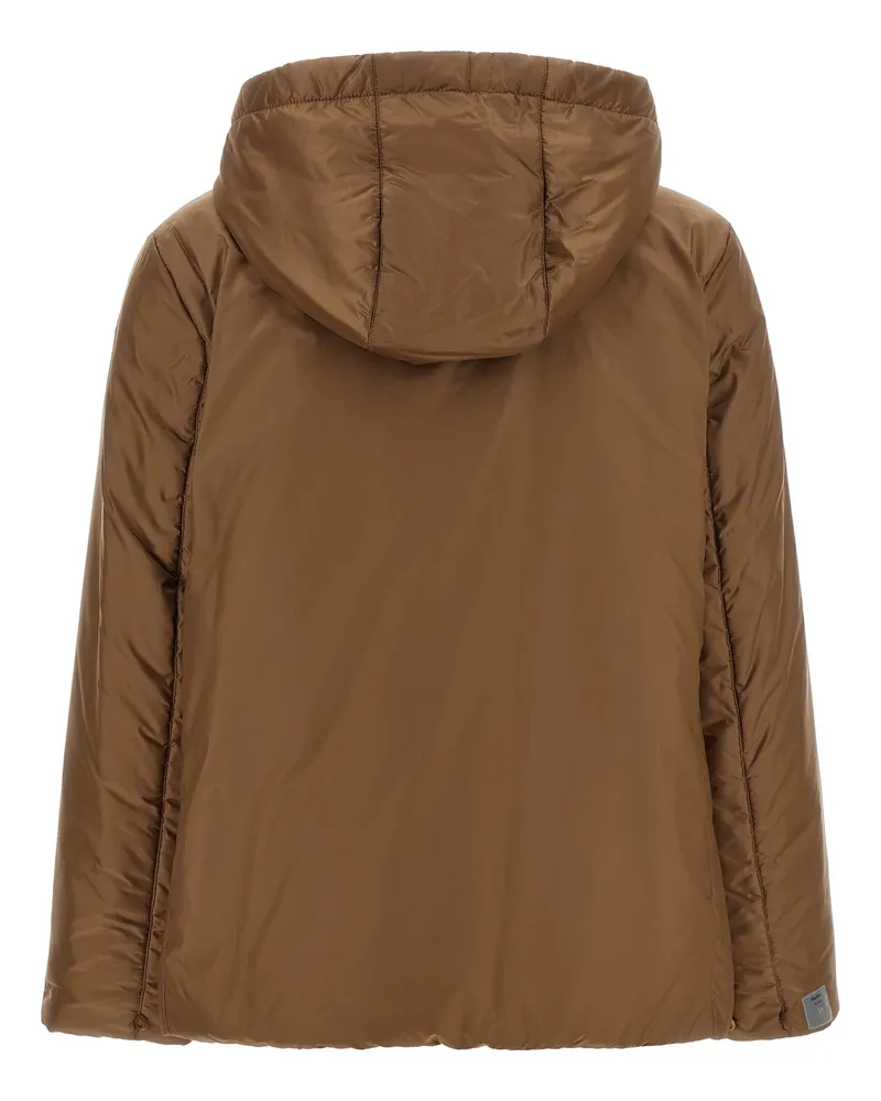 Max Mara The Cube Down Jacket — Brown Brown