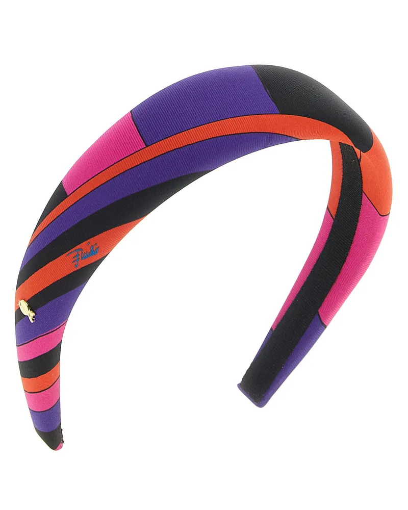 Emilio Pucci Iride Headband — Purple Purple