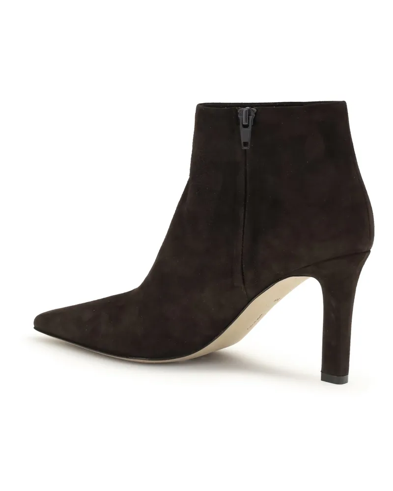 The Row Nappa Leather Ankle Boot — Brown Brown