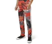 All-Over Printed Trousers — Red
