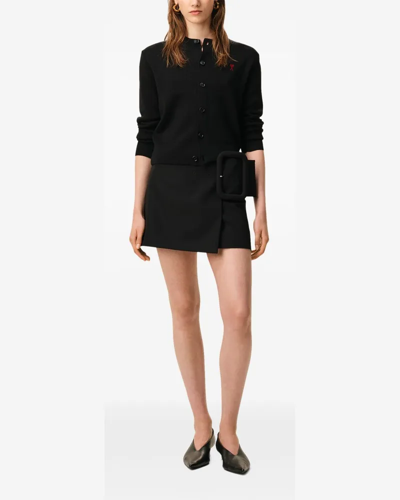 AMI Paris Cardigan — Black Black