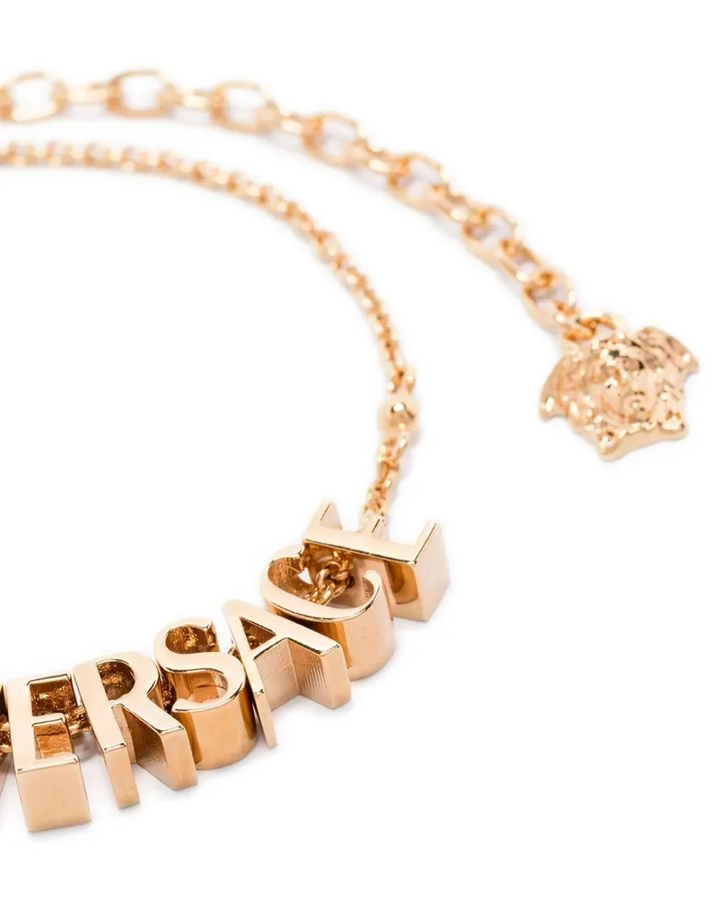 Versace Men's Gold Metal Bracelet Gold