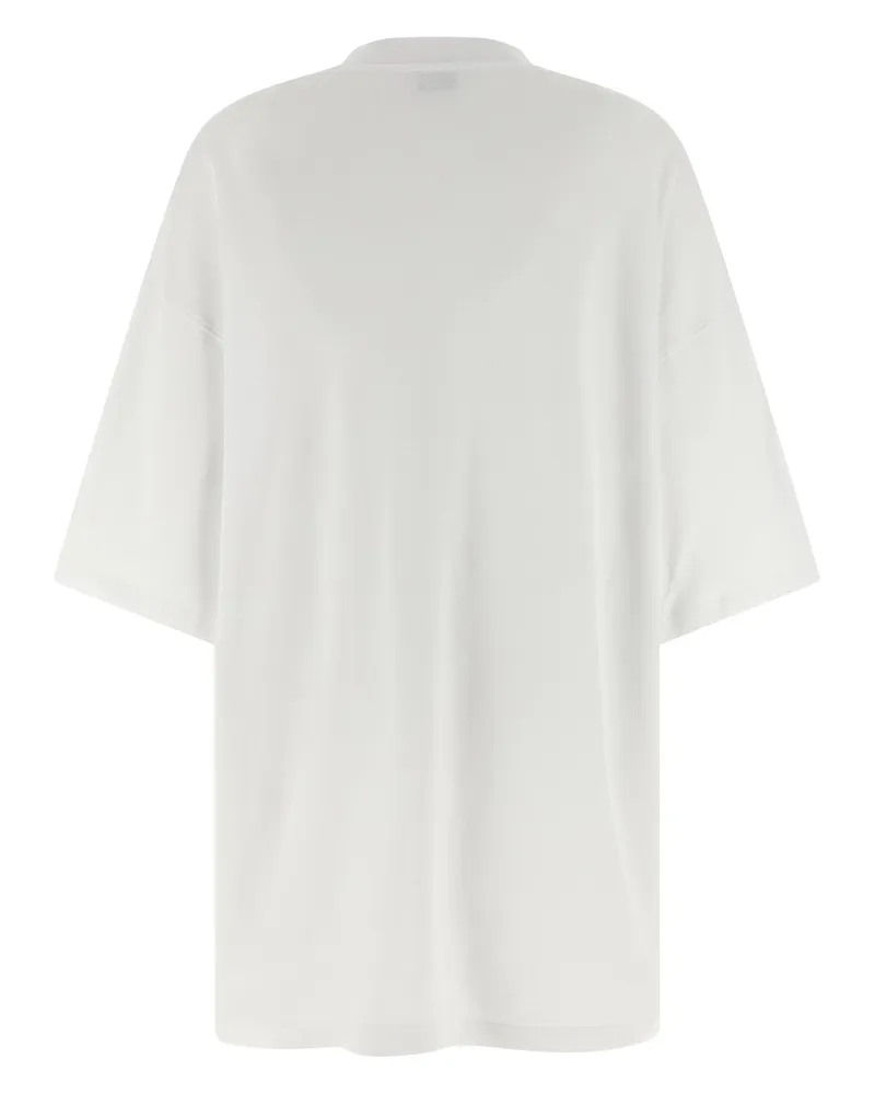 Moschino Women's White Cotton Short Dress White