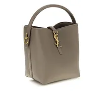 Women's Le 37 Bucket Bag Plaza Taupe Calf Leather Bos Taurus