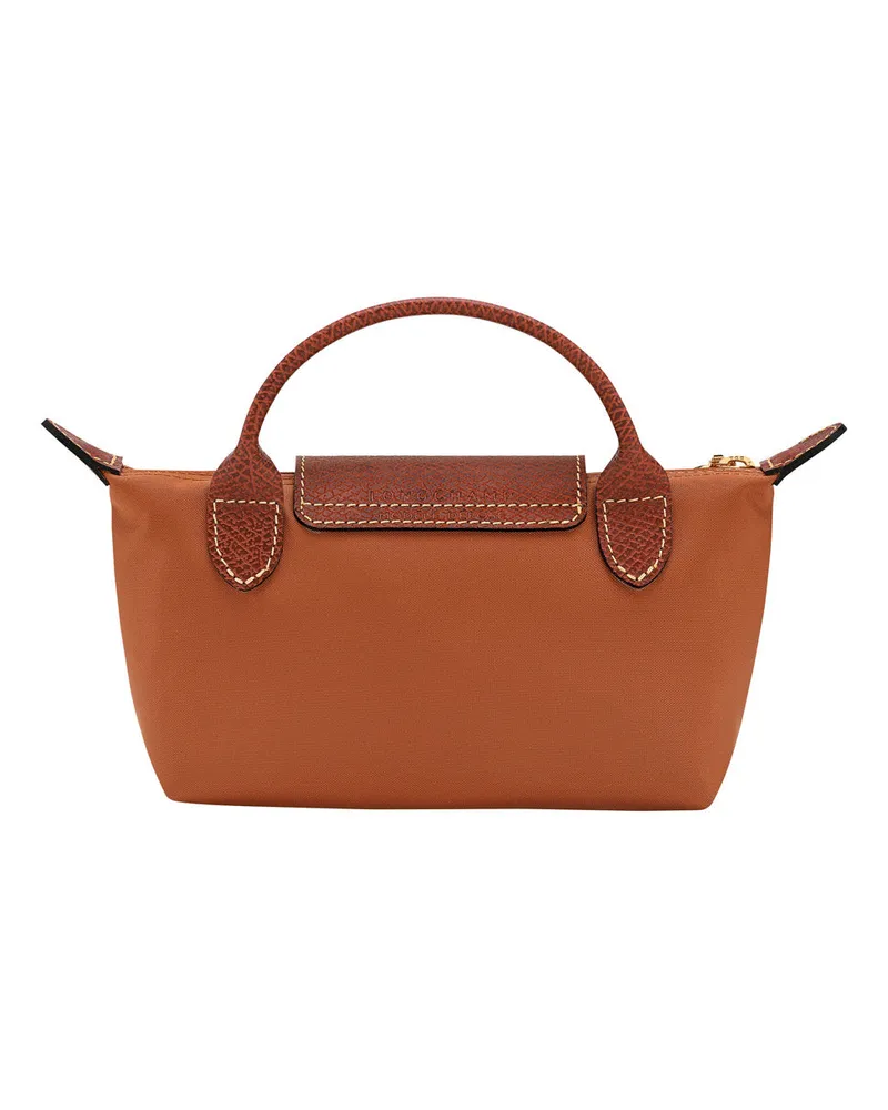 Longchamp Women's Handbag Le Pliage Original Beige Polyamide Bag Orange
