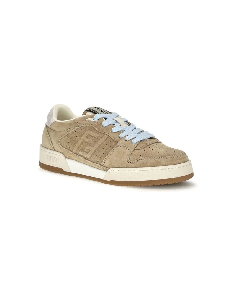 Fendi Match Sneakers — Beige Beige