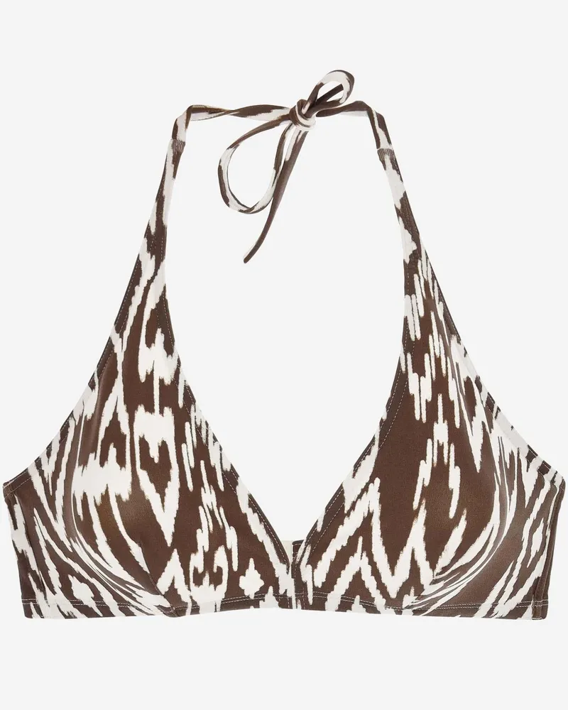Eres Women's Bikini Top Storm Stretch Nylon Multicolour Polyamide Swimwear Sea Clothing Brown