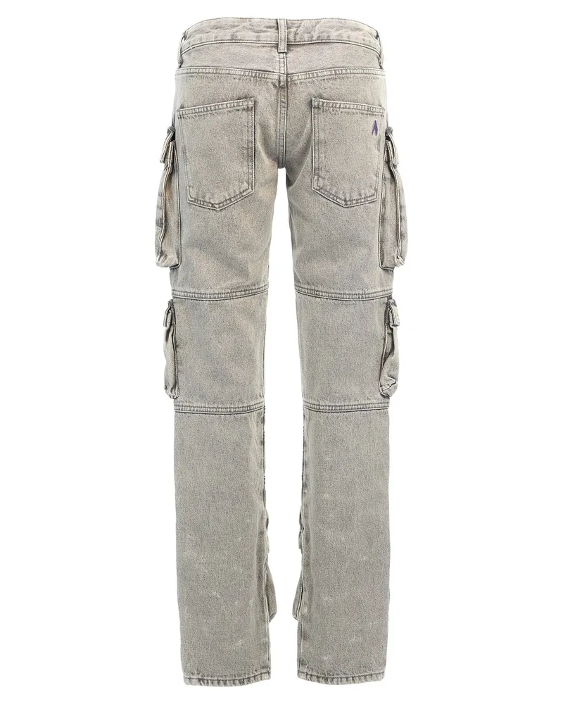 ATTICO Essie Cargo Pants — Gray Gray