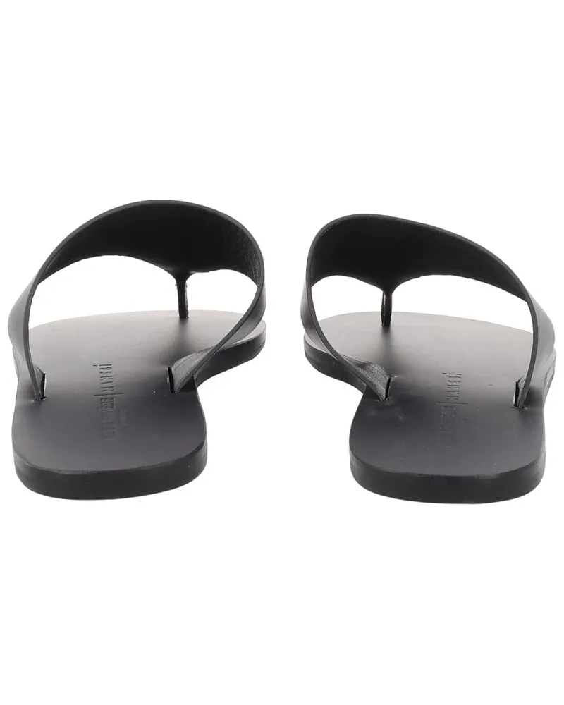Manebí Goat Leather Sandals — Black Black