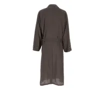 Men's Chocolate Cotton La Sapienza Trench Coat Taupe