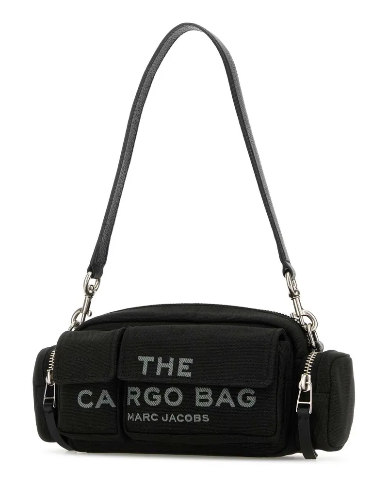 Marc Jacobs Women's Black Canvas Shoulder Bag Borse A Mano Black