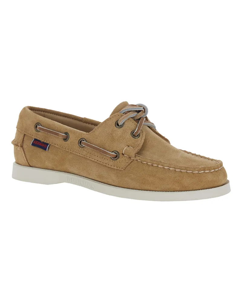 Sebago Women's Loafers Portland Flesh Out Beige Leather Upper Beige