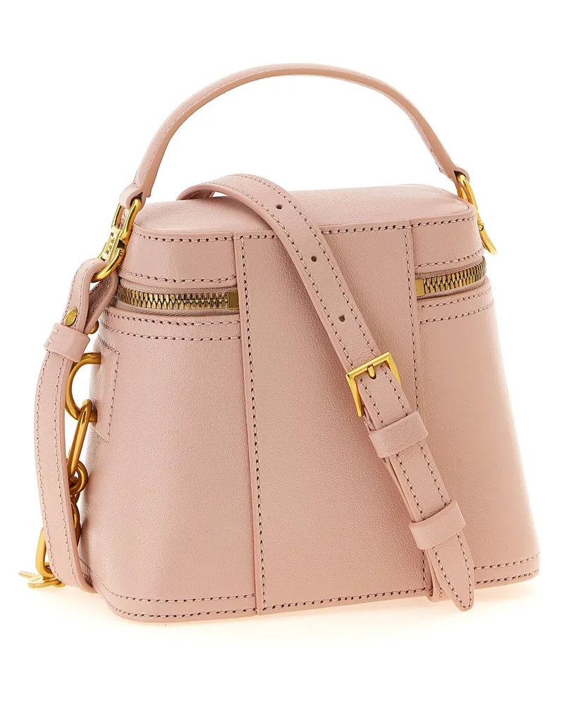 Balmain Women's Multicolor Calfskin Handbag Bag Pink