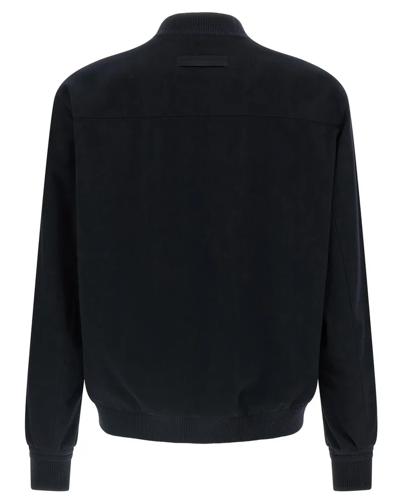 Ermenegildo Zegna Oasis Bomber Jacket — Navy Navy