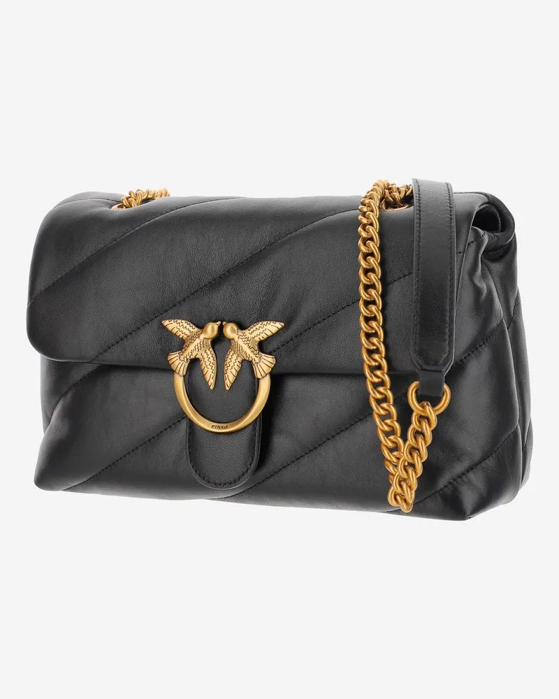 Pinko Love Shoulder Bag — Black Black