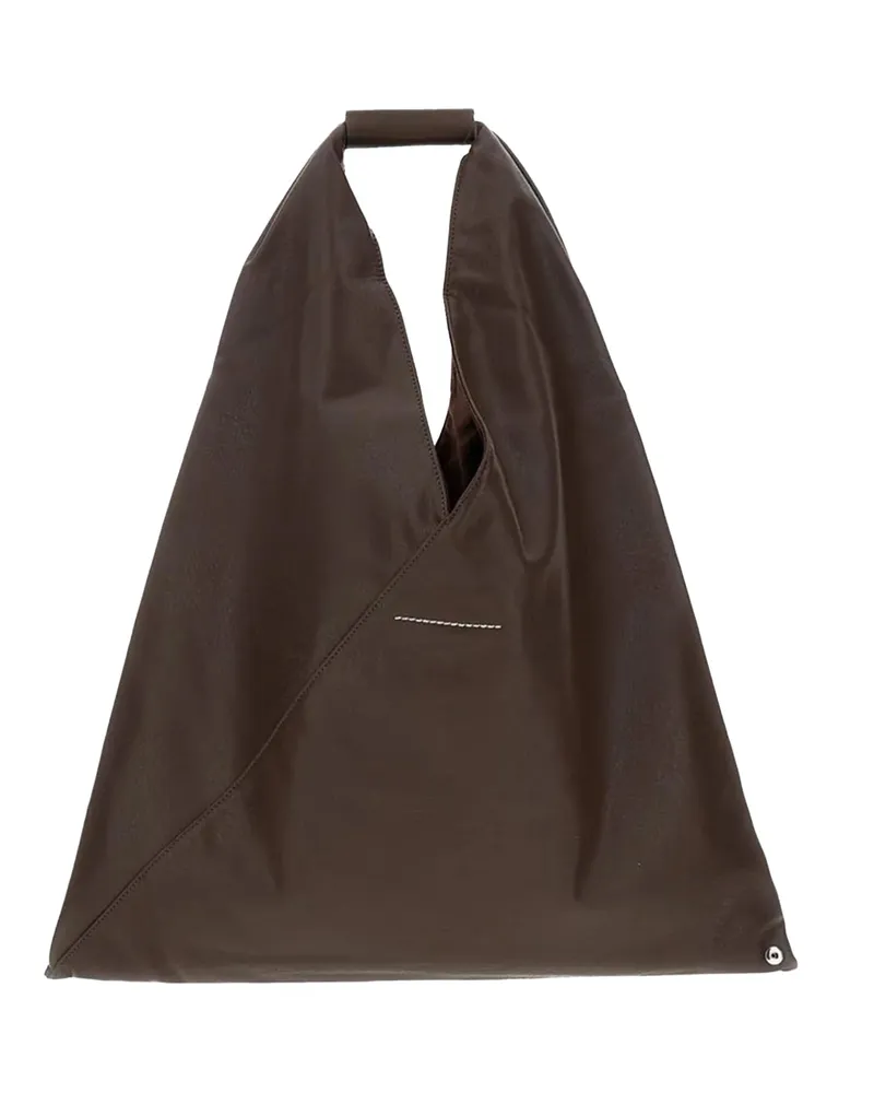 Maison Margiela Women's Tote Bag Japanese Cocoa Brown Handbags Hand Brown