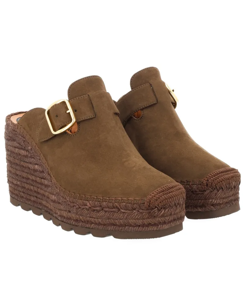 Stella McCartney Gaia Sabot — Brown Brown