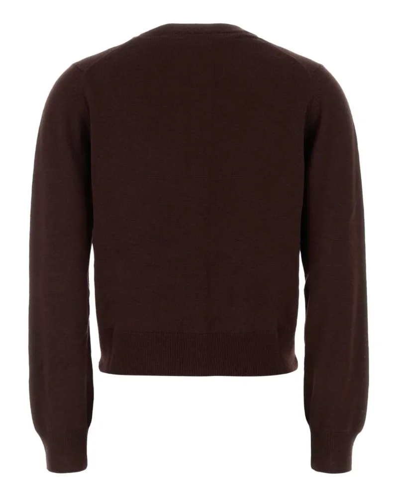 Kitsuné Cardigan — Brown Brown