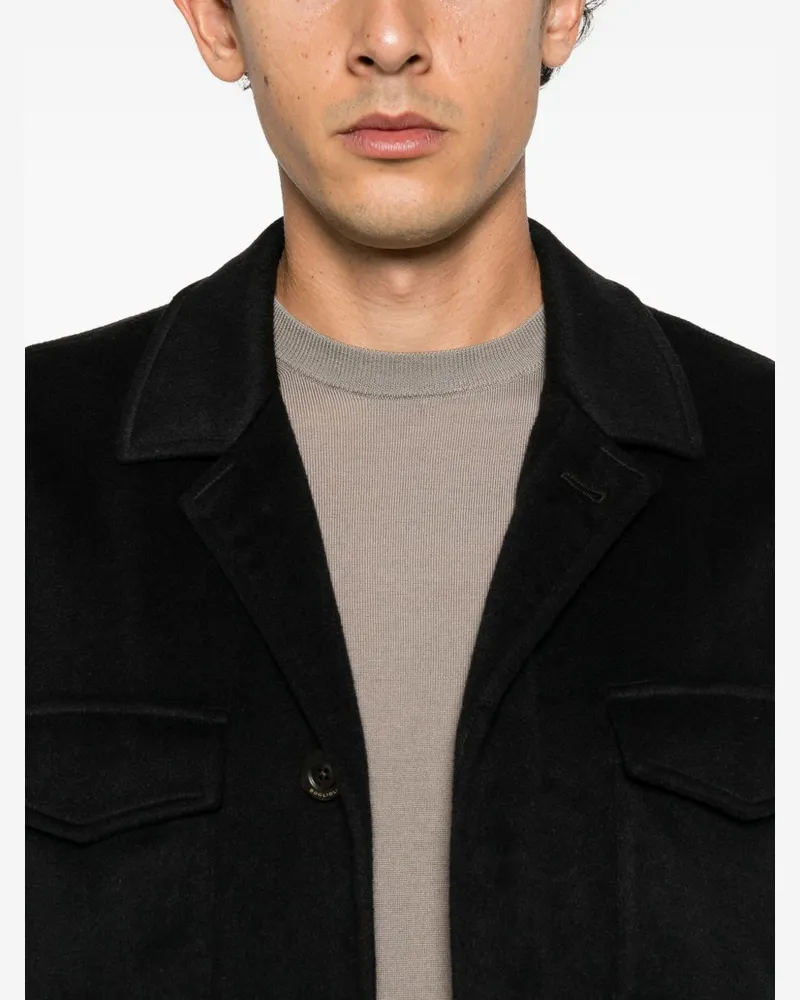 Boglioli Cashmere Jacket — Black Black