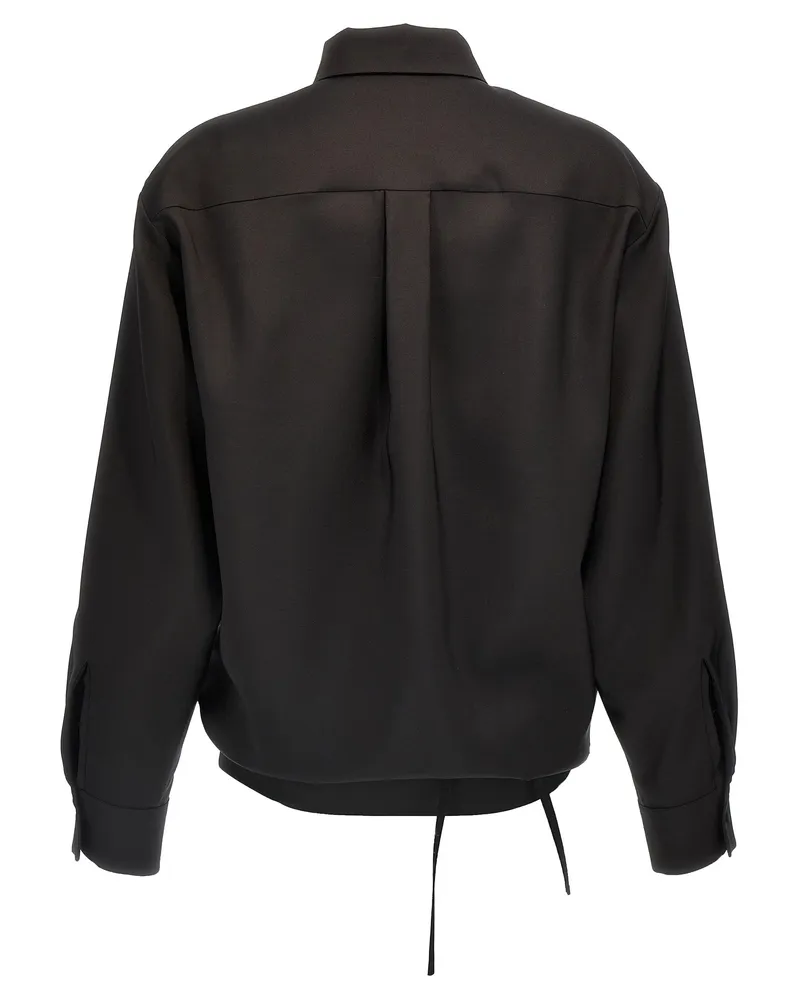 Valentino Garavani Women's Black Wool Blouse Black