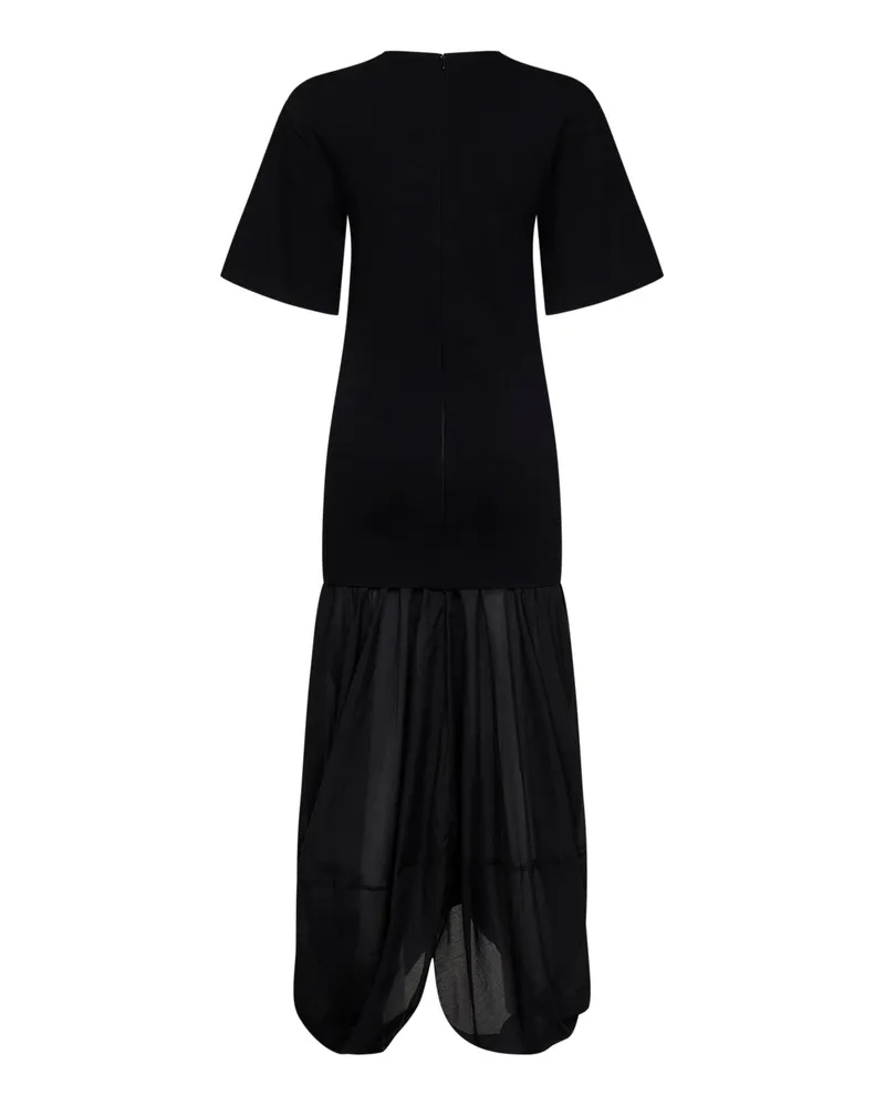 Totême Women's Dress Cocoon Tee Black Viscose Black
