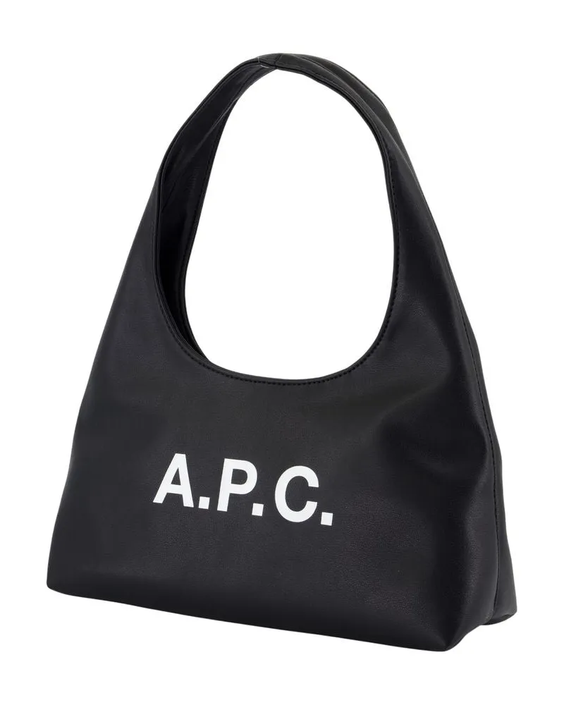A.P.C. Women's Baby Ninon Shoulder Bag -  Synthetic Black Shoulder-Hobo-Bags Black