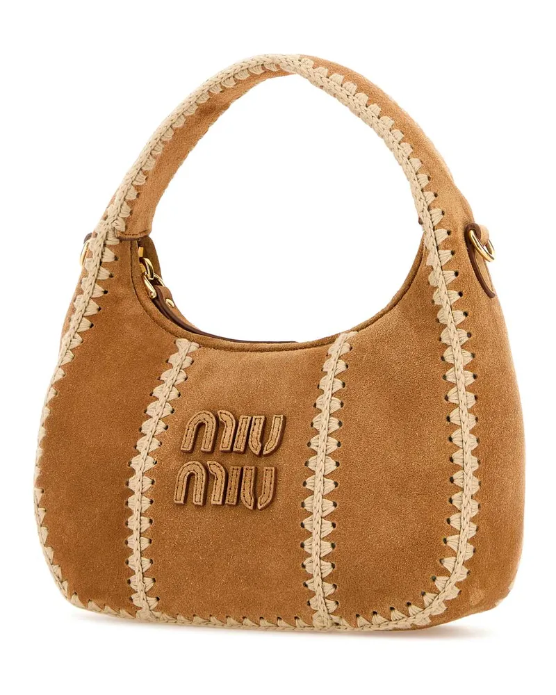 Miu Miu Wander Shoulder Bag — Beige Beige