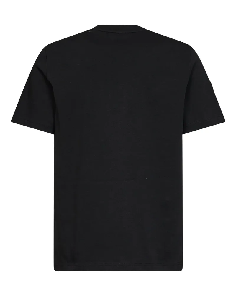 Moncler Cotton Jersey Crewneck T-Shirt — Black Black
