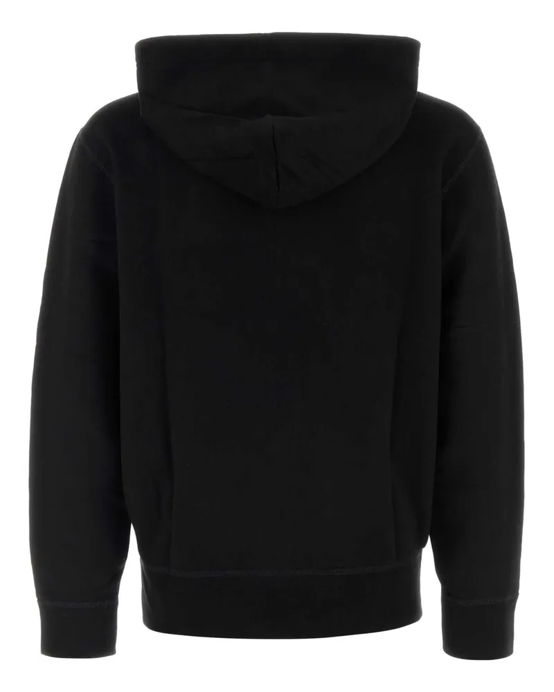 Ralph Lauren Men's Black Cotton Sweatshirt Poloblack Exterior: Polyester Felpe Sweater Black