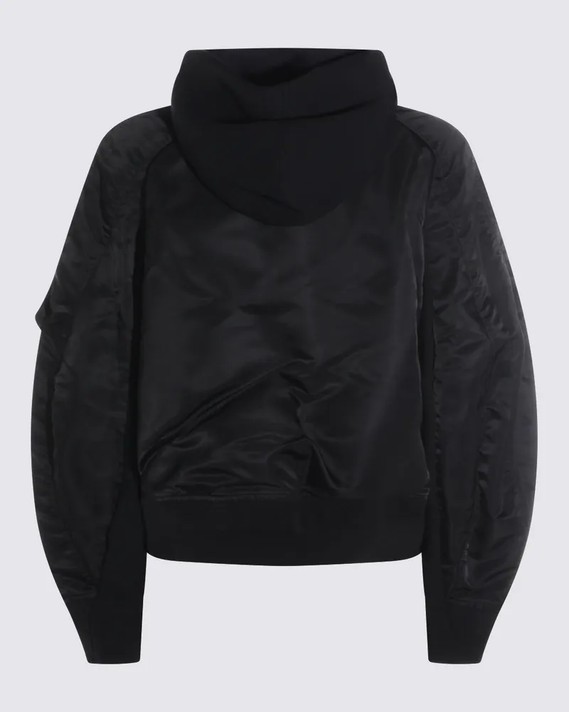 Sacai Women's Sweaters Black Co Po Black