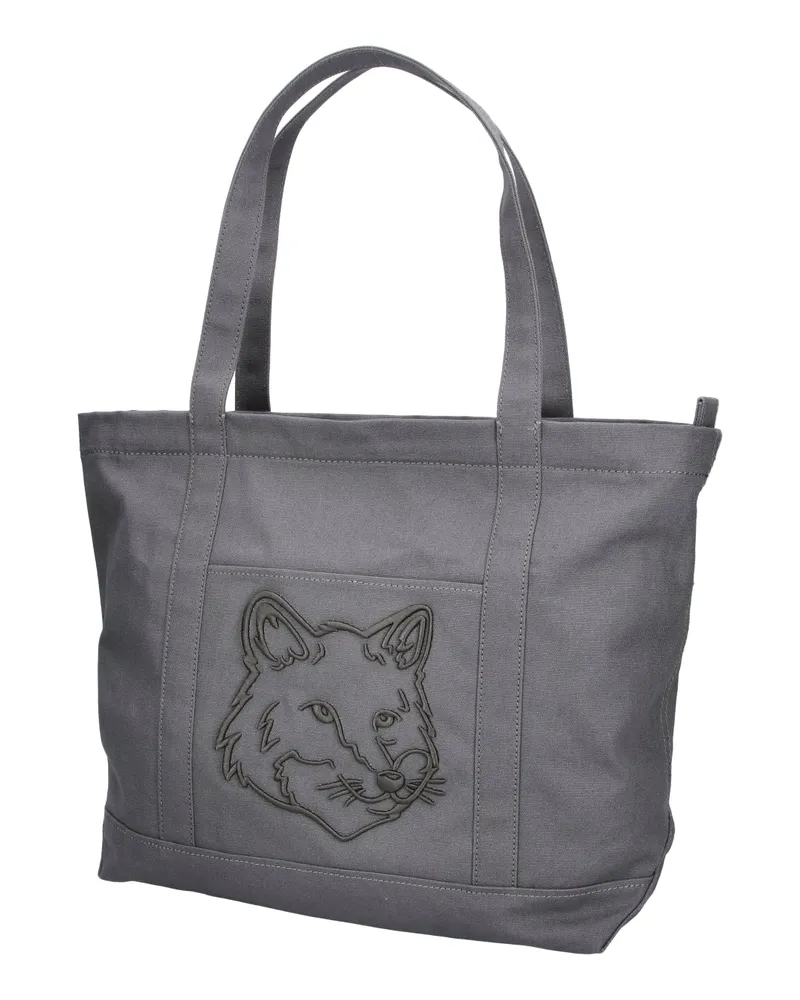Kitsuné Men's Bags Grey Cotton Gray