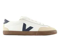 Men's Volley Sneaker White Calfskin